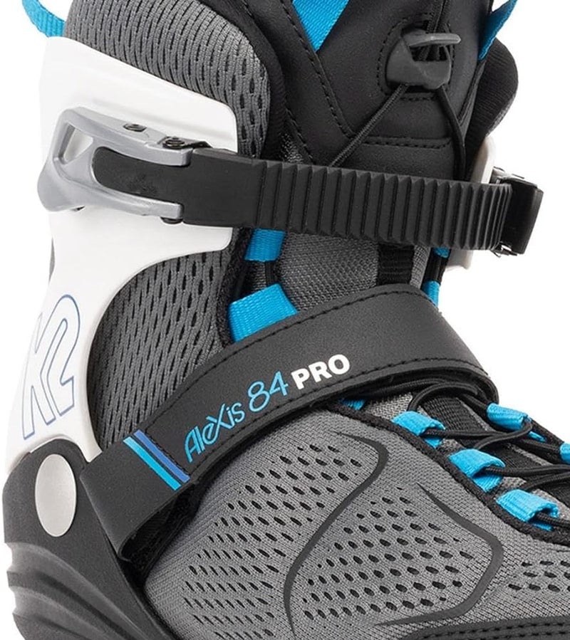 K2 Alexis 84 Pro Gray-Blue Womens Inline Skates - Image 4